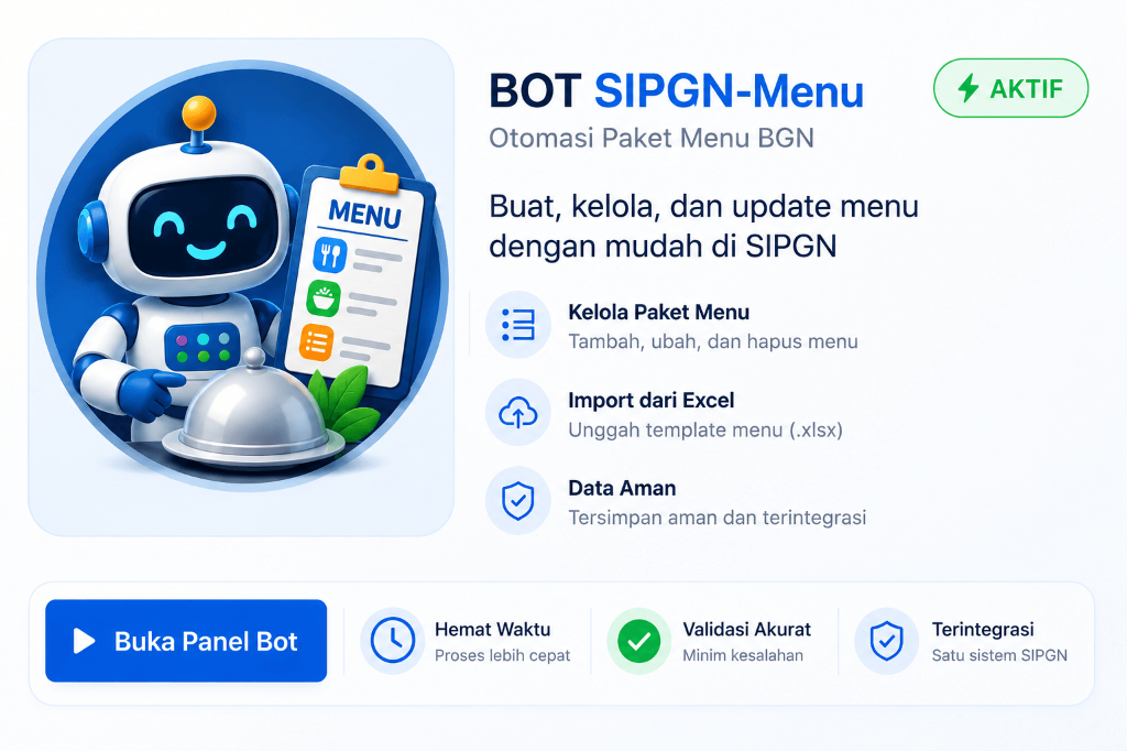 Preview BOT SIPGN-Buat Menu